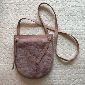 NWT Madewell Faux Fur Cross Body Bag
